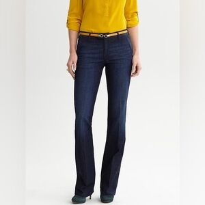 Banana Republic Women's Navy Boot Cut Jeans Size 22X36  Skinny